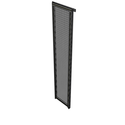 A4-2400-0450-0150-TYMZK GUARDING PANEL 2400MM TALL X 450MM WIDE 1'' MESH