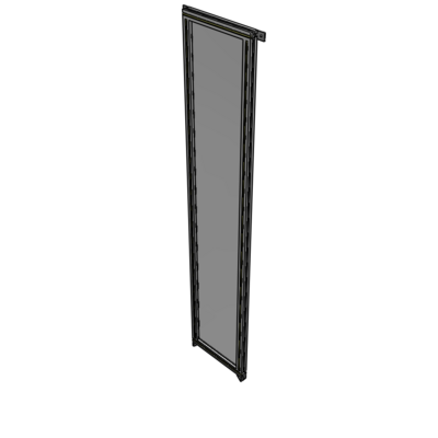 A4-2400-0450-0150-TYPZA GUARDING PANEL 2400MM TALL X 450MM WIDE 1/4'' POLYCARBONATE