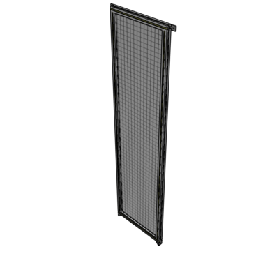 A4-2400-0600-0150-TYMZA GUARDING PANEL 2400MM TALL X 600MM WIDE 1'' MESH