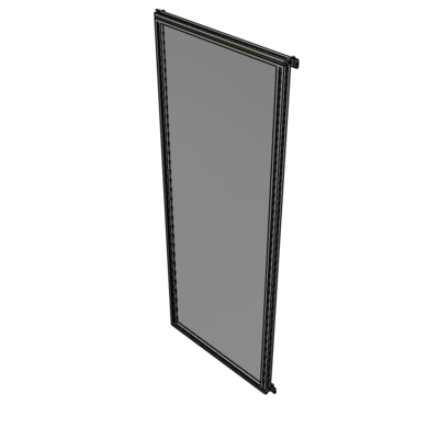 A4-2400-0900-0150-HYPZA GUARDING PANEL 2400MM TALL X 900MM WIDE 1/4'' POLYCARBONATE