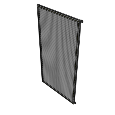 A4-2400-1200-0150-HYMZA GUARDING PANEL 2400MM TALL X 1200MM WIDE 1'' MESH