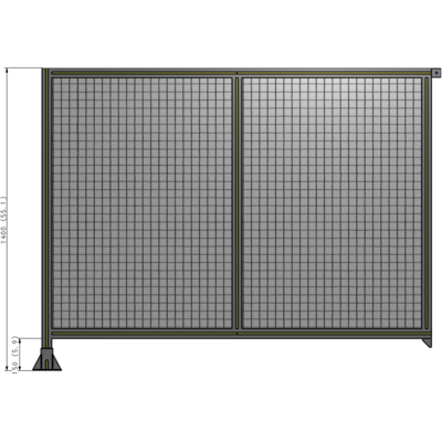 B1-1400-1800-0150-TYMFK GUARDING PANEL 1400MM TALL X 1800MM WIDE 1'' MESH