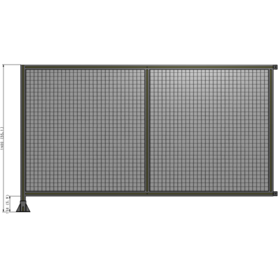 B1-1400-2400-0150-HYMFK GUARDING PANEL 1400MM TALL X 2400MM WIDE 1'' MESH