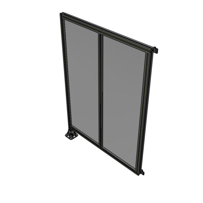 B1-1700-1200-0150-HYPFK GUARDING PANEL 1700MM TALL X 1200MM WIDE 1/4'' POLYCARBONATE