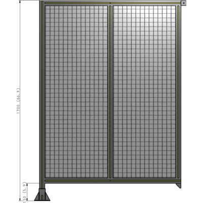 B1-1700-1200-0150-TYMFK GUARDING PANEL 1700MM TALL X 1200MM WIDE 1'' MESH