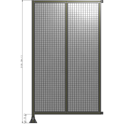B1-2135-1200-0150-HYMFK GUARDING PANEL 2135MM TALL X 1200MM WIDE 1'' MESH