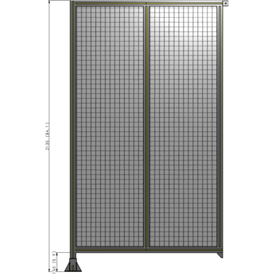 B1-2135-1200-0150-TYMFK GUARDING PANEL 2135MM TALL X 1200MM WIDE 1'' MESH