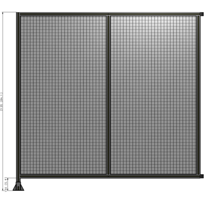 B1-2135-2200-0150-HYMFA GUARDING PANEL 2135MM TALL X 2200MM WIDE 1'' MESH