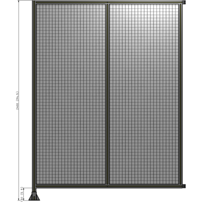 B1-2400-1800-0150-HYMFA GUARDING PANEL 2400MM TALL X 1800MM WIDE 1'' MESH