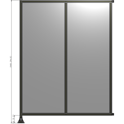 B1-2400-1800-0150-HYPFK GUARDING PANEL 2400MM TALL X 1800MM WIDE 1/4'' POLYCARBONATE