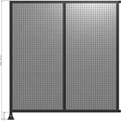 B1-2400-2200-0150-HYMFK GUARDING PANEL 2400MM TALL X 2200MM WIDE 1'' MESH
