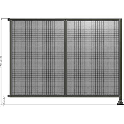 B2-1700-2200-0150-HYMFA GUARDING PANEL 1700MM TALL X 2200MM WIDE 1'' MESH