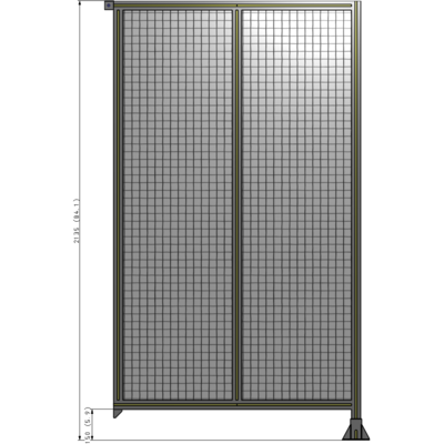 B2-2135-1200-0150-TYMFA GUARDING PANEL 2135MM TALL X 1200MM WIDE 1'' MESH