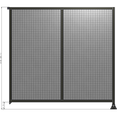 B2-2135-2200-0150-TYMFA GUARDING PANEL 2135MM TALL X  2200MM WIDE 1'' MESH