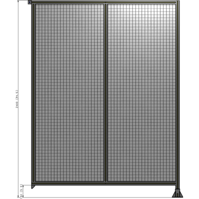B2-2400-1800-0150-TYMFK GUARDING PANEL 2400MM TALL X 1800MM WIDE 1'' MESH
