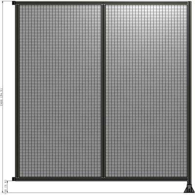B2-2400-2200-0150-HYMFK GUARDING PANEL 2400MM TALL X 2200MM WIDE 1'' MESH