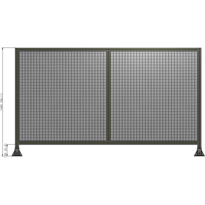 B3-1400-2400-0150-ZYMFK GUARDING PANEL 1400MM TALL X 2400MM WIDE 1'' MESH