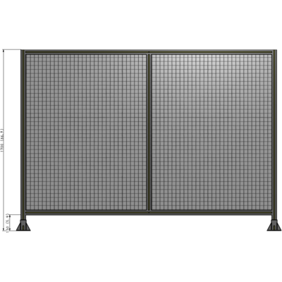 B3-1700-2400-0150-ZYMFA GUARDING PANEL 1700MM TALL X 2400MM WIDE 1'' MESH