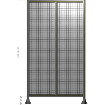 B3-2135-1200-0150-ZYMFK GUARDING PANEL 2135MM TALL X 1200MM WIDE 1'' MESH