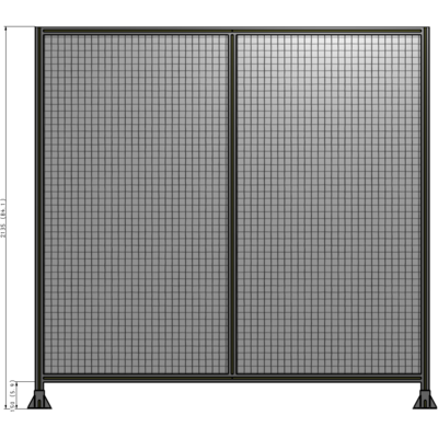 B3-2135-2200-0150-ZYMFA GUARDING PANEL 2135MM TALL X 2200MM WIDE 1'' MESH