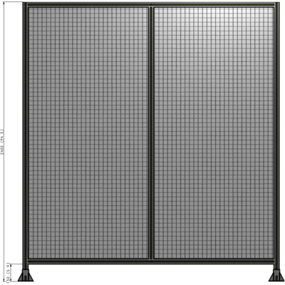 B3-2400-2200-0150-ZYMFA GUARDING PANEL 2400MM TALL X 2200MM WIDE 1'' MESH