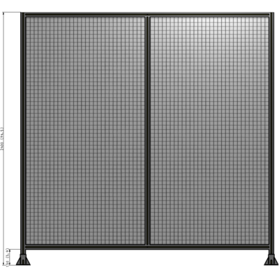 B3-2400-2400-0150-ZYMFK GUARDING PANEL 2400MM TALL X 2400MM WIDE 1'' MESH