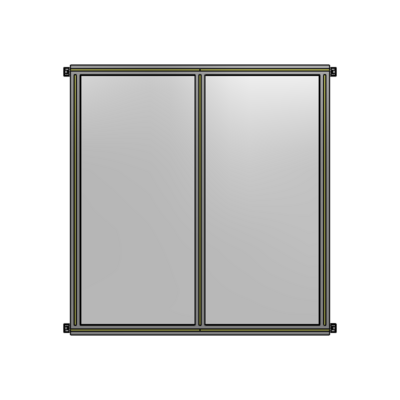 GUARDING PANEL 1400MM TALL X 1200MM WIDE 1/4&#39;&#39; POLYCARBONATE