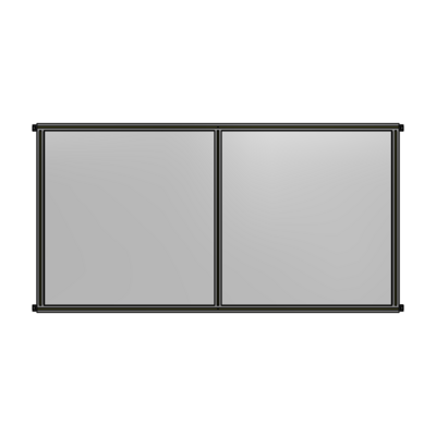 GUARDING PANEL 1400MM TALL X 2400MM WIDE 1/4&#39;&#39; POLYCARBONATE