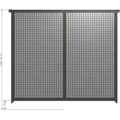 B4-1700-1800-0150-TYMZK GUARDING PANEL 1700MM TALL X 1800MM WIDE 1'' MESH
