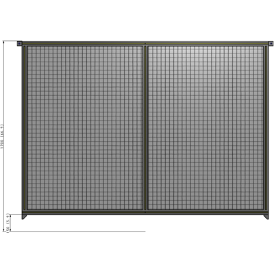 B4-1700-2200-0150-TYMZA GUARDING PANEL 1700MM TALL X 2200MM WIDE 1'' MESH