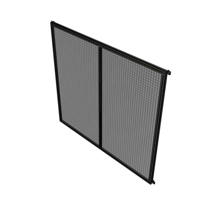 B4-2135-2200-0150-HYMZA GUARDING PANEL 2135MM TALL X  2200MM WIDE 1'' MESH