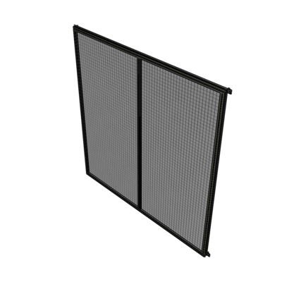 B4-2400-2200-0150-HYMZA GUARDING PANEL 2400MM TALL X 2200MM WIDE 1'' MESH