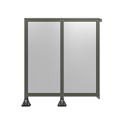 GUARDING PANEL 1400MM TALL X 1200MM WIDE 1/4&#39;&#39; POLYCARBONATE