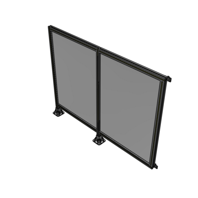 B5-1400-1800-0150-HYPFK GUARDING PANEL 1400MM TALL X 1800MM WIDE 1/4'' POLYCARBONATE