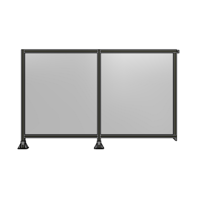 GUARDING PANEL 1400MM TALL X 2200MM WIDE 1/4&#39;&#39; POLYCARBONATE