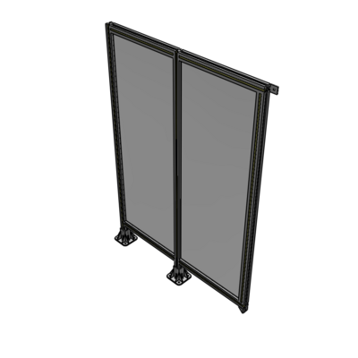 B5-1700-1200-0150-TYPFK GUARDING PANEL 1700MM TALL X 1200MM WIDE 1/4'' POLYCARBONATE