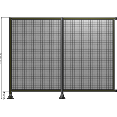B5-1700-2200-0150-HYMFA GUARDING PANEL 1700MM TALL X 2200MM WIDE 1'' MESH
