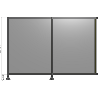 B5-1700-2400-0150-HYPFA GUARDING PANEL 1700MM TALL X 2400MM WIDE 1/4'' POLYCARBONATE