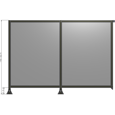 B5-1700-2400-0150-TYPFA GUARDING PANEL 1700MM TALL X 2400MM WIDE 1/4'' POLYCARBONATE