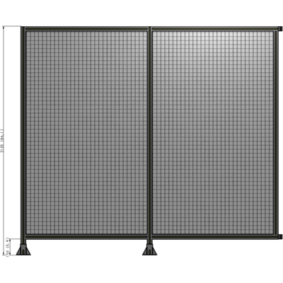 B5-2135-2400-0150-HYMFA GUARDING PANEL 2135MM TALL X 2400MM WIDE 1'' MESH