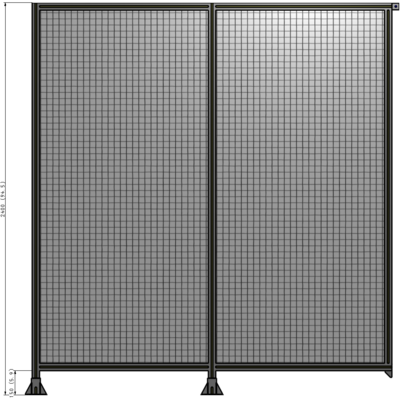 B5-2400-2200-0150-TYMFA GUARDING PANEL 2400MM TALL X 2200MM WIDE 1'' MESH