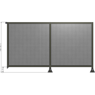 B6-1400-2400-0150-TYMFK GUARDING PANEL 1400MM TALL X 2400MM WIDE 1'' MESH