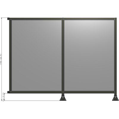 B6-1700-2200-0150-HYPFK GUARDING PANEL 1700MM TALL X 2200MM WIDE 1/4'' POLYCARBONATE