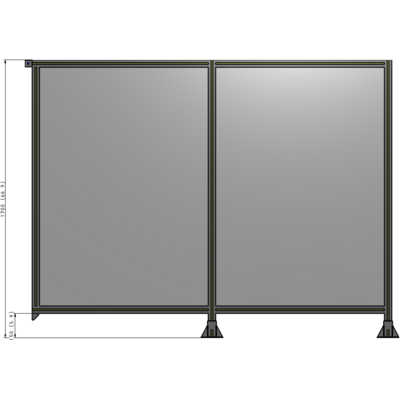 B6-1700-2200-0150-TYPFA GUARDING PANEL 1700MM TALL X 2200MM WIDE 1/4'' POLYCARBONATE