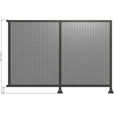 B6-1700-2400-0150-HYMFA GUARDING PANEL 1700MM TALL X 2400MM WIDE 1'' MESH