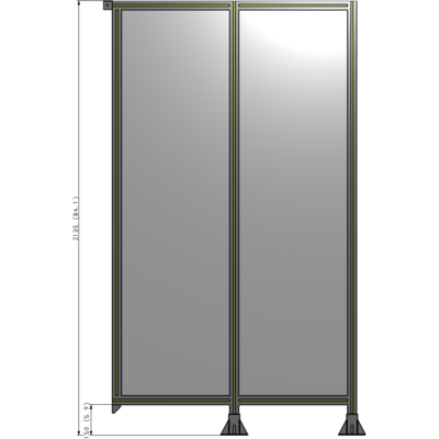 B6-2135-1200-0150-TYPFA GUARDING PANEL 2135MM TALL X 1200MM WIDE 1/4'' POLYCARBONATE