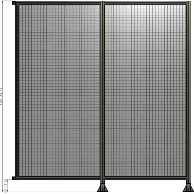 B6-2400-2200-0150-HYMFK GUARDING PANEL 2400MM TALL X 2200MM WIDE 1'' MESH