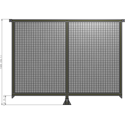 B7-1400-1800-0150-TYMFA GUARDING PANEL 1400MM TALL X 1800MM WIDE 1'' MESH