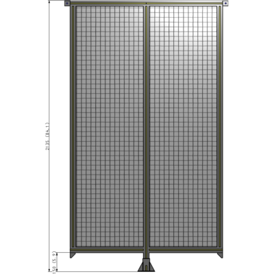 B7-2135-1200-0150-TYMFA GUARDING PANEL 2135MM TALL X 1200MM WIDE 1'' MESH