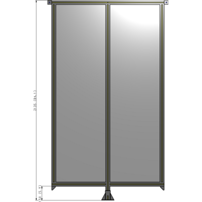 B7-2135-1200-0150-TYPFA GUARDING PANEL 2135MM TALL X 1200MM WIDE 1/4'' POLYCARBONATE